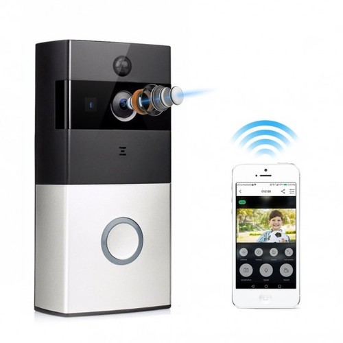 פעמון דלת חכם Tuya WiFi עם מצלמת וידאו PIR דו-כיוונית