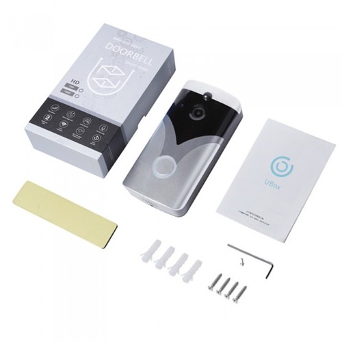 פעמון דלת חכם Tuya WiFi 1080P עם מצלמת וידאו אזעקת אבטחה