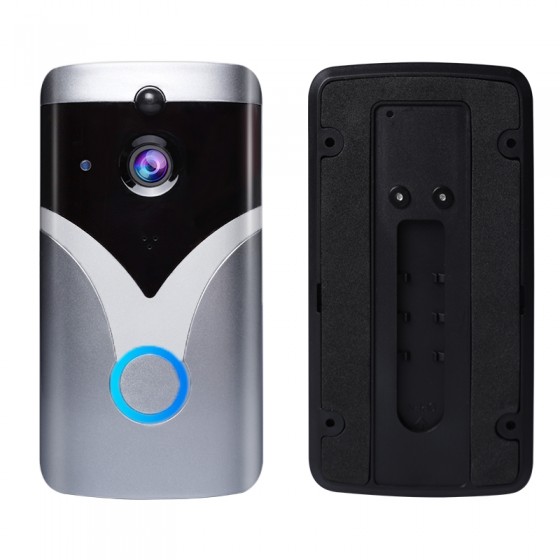 פעמון דלת חכם Ubox WiFi 1080P עם מצלמת וידאו אזעקת אבטחה