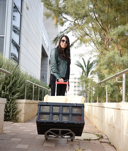 עגלת יד מתקפלת דגם AT60
