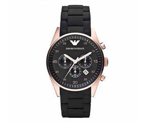 שעון יד EMPORIO ARMANI  AR5905 רצועה מצופה סיליקון