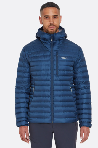 מעיל פוך לגברים  Microlight Alpine Jacket  כחול - Rab