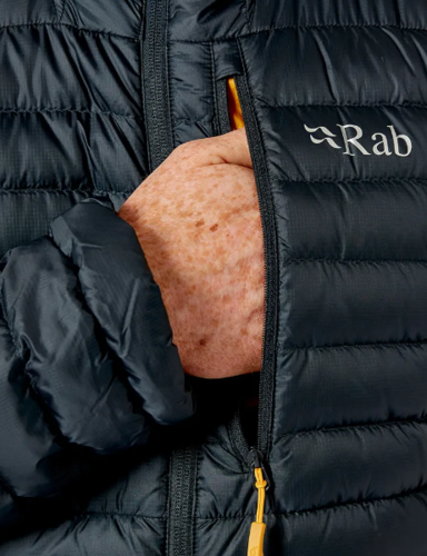 מעיל פוך לגברים  Microlight Alpine Jacket  כחול - Rab