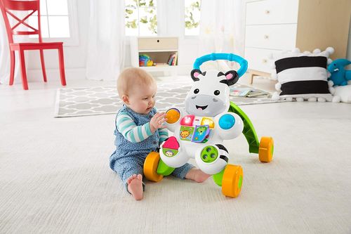 הליכון פעילות אורקולי 2 ב-1 זברה פישר פרייס fisher-price