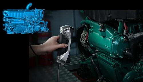 • טכנולוגיית סריקה: Structured Light (אור מובנה) • דיוק סריקה: עד 0.1 מ