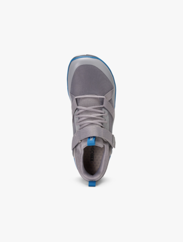 Xero Forza Trainer - נעלי ספורט עם שרוכים ורצועת סקוטש מתכווננת לגברים בצבע אפור פורסט