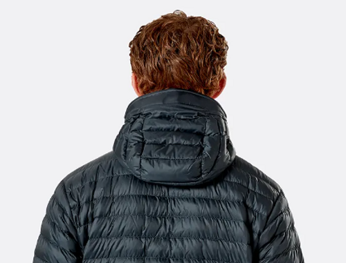 מעיל פוך לגברים Microlight Alpine Jacket שחור - Rab
