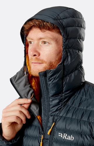 מעיל פוך לגברים Microlight Alpine Jacket שחור - Rab