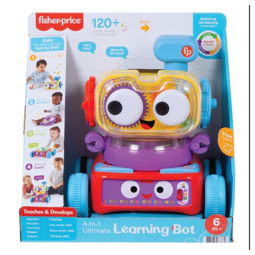 רובוט למידה דובר עברית fisher-price