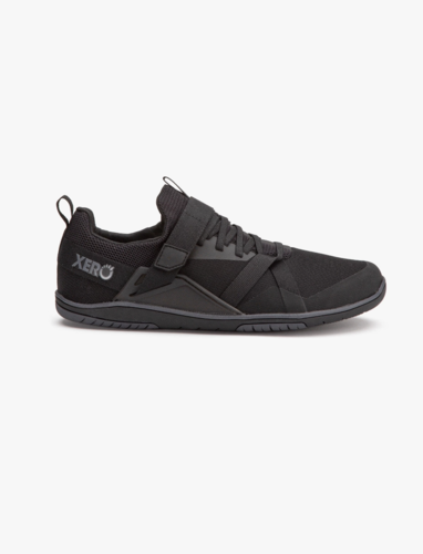 Xero Forza Trainer - נעלי ספורט עם שרוכים ורצועת סקוטש מתכווננת לגברים בצבע שחור