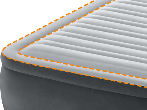 מזרון מתנפח זוגי משאבה מובנית דגם חדש 2026 - אינטקס INTEX 64428