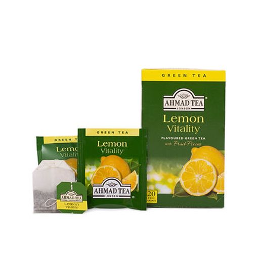 תה ירוק - לימון | 20 שקיות | AHMAD TEA