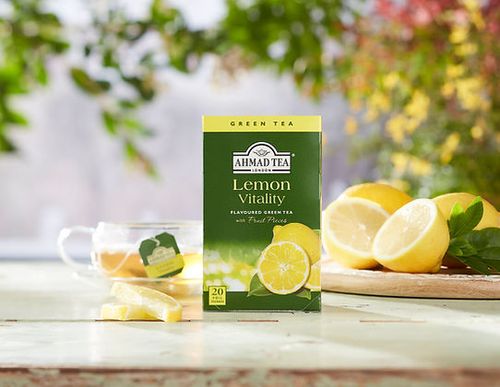 תה ירוק - לימון | 20 שקיות | AHMAD TEA