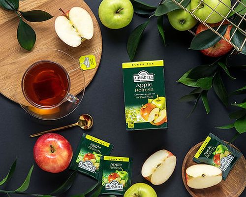 תה שחור - תפוח | 20 שקיות | AHMAD TEA