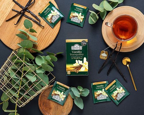 תה שחור - וניל | 20 שקיות | AHMAD TEA