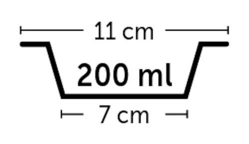 קערת נירוסטה לכלב BALDWIN פלמינגו 200 מ