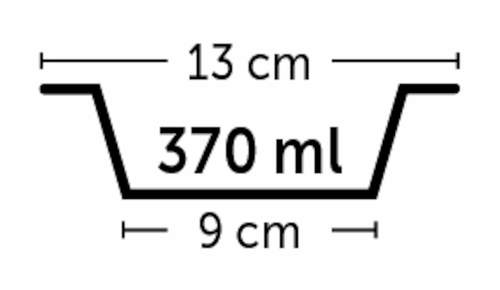 קערת נירוסטה לכלב BALDWIN פלמינגו 370 מ