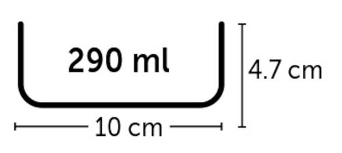קערת נירוסטה בורג AVARO פלמינגו 290 מ