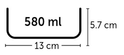קערת נירוסטה בורג AVARO פלמינגו 580 מ