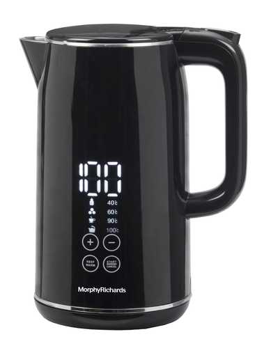 קומקום דיגיטלי Morphy Richards BLACK TOUCH דגם 43987 מורפי ריצ'רדס