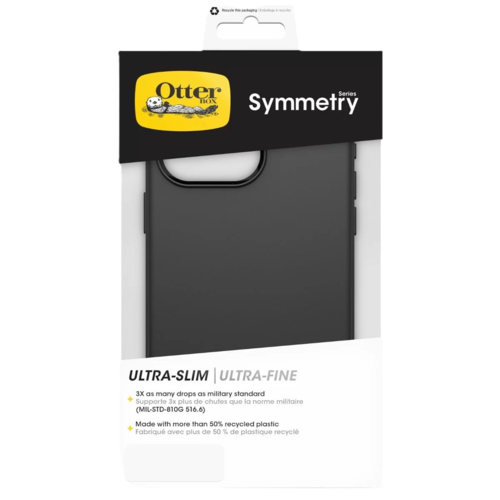כיסוי לטלפון Otterbox Symmetry iPhone 15 Pro Max, שחור