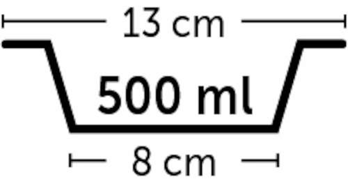 קערת נירוסטה לכלב SELECTA ורודה 500 מ
