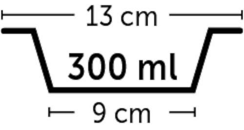 קערת נירוסטה לכלב SELECTA תכלת 300 מ