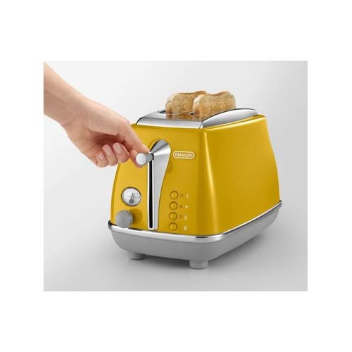  מצנם 2 פרוסות צהוב דלונגי DeLonghi דגם CTOC2103.Y מצנם 2 פרוסות צהוב דלונגי DeLonghi דגם CTOC2103.Y