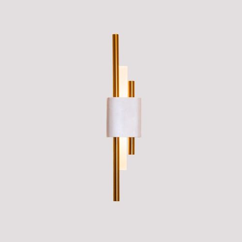 WALL LAMP D90*H600, LED 5W 2700K,  METAL PARTS IN BRASS