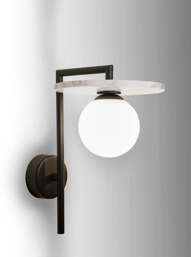 WALL LAMP UNO-WL-018 ALASTER MARBLE PLATE D200,