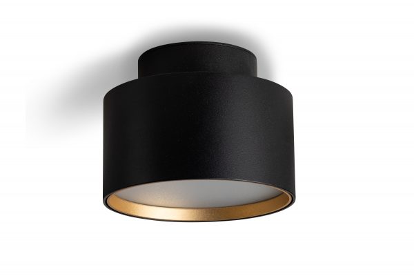 CEILING LAMP LWQ-021 D110 BLACK+GOLD LED