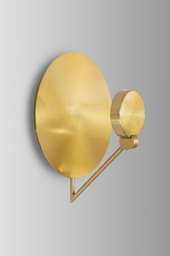 WALL LAMP BRASS ROUND 30CM 9W
