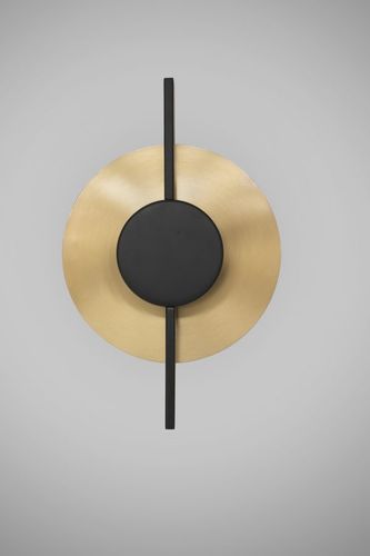 WALL LAMP METAL+GLASS BRASS LED