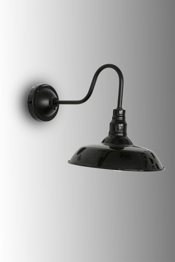 WALL LAMP D260 BLACK E27