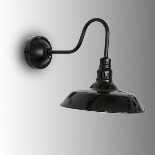 WALL LAMP D260 BLACK E27