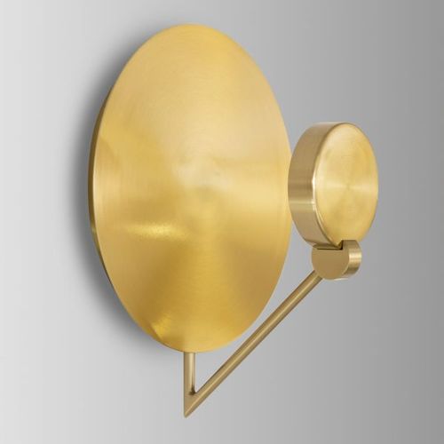 WALL LAMP BRASS ROUND 30CM 9W