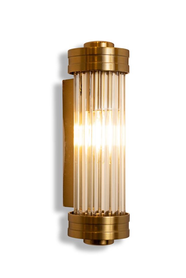 WALL LMAP L80*W100*H260 BRUSHED GOLD