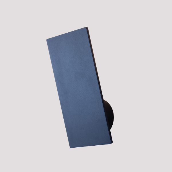 WALL LAMP 10W 3000K  P20 110x245MM, H:61MM, BLACK