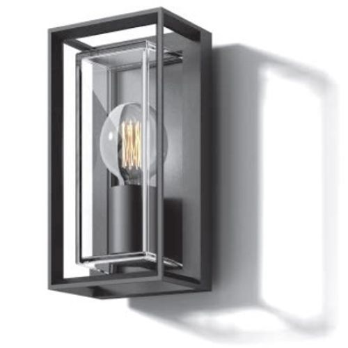 WALL LAMP H256 W131  L111 E27 BLACK