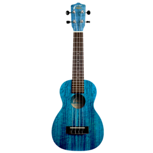 יוקללה קונצרט כולל נרתיק בצבע כחול LEHO MLUC-XM-BS FLAME MAPLE Blue Sea