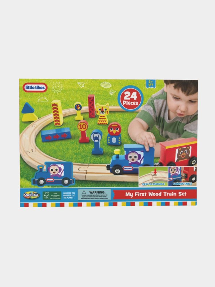 הרכבת הראשונה שלי ליטל טיקס  24 חלקים