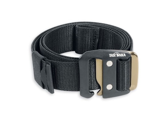 חגורת טיולים אלסטית שחורה TATONKA - 32mm