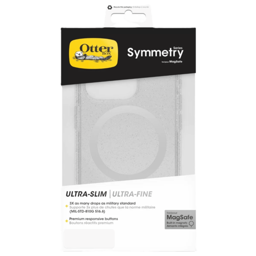 כיסוי לטלפון  iPhone 15 Pro Max Otterbox Symmetry MagSafe, מנצנץ