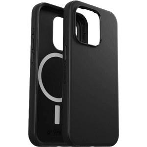כיסוי לטלפון iPhone 15 Pro Otterbox Symmetry MagSafe, שחור