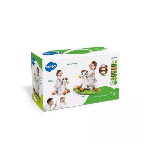 סוס נדנדה ורכיבה 2 ב-1 Rocking & Riding Pony 