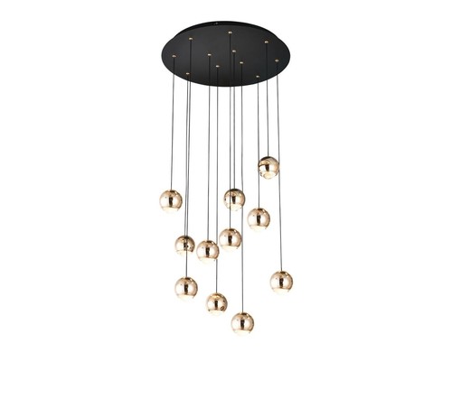 11 תלוי זהב על בסיס עגול LED 88W