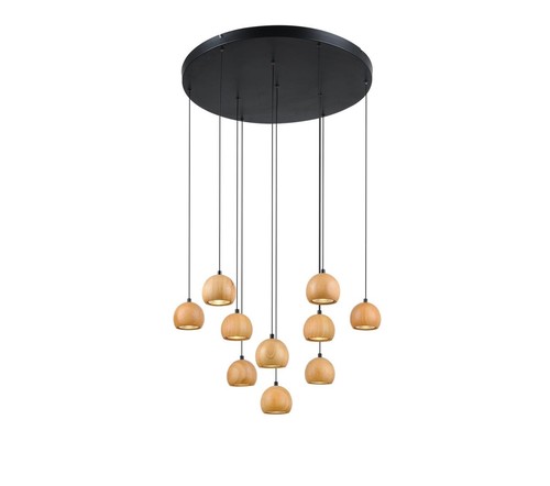 10 תלוי עץ על בסיס עגול LED 40W