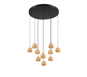 10 תלוי עץ על בסיס עגול LED 40W