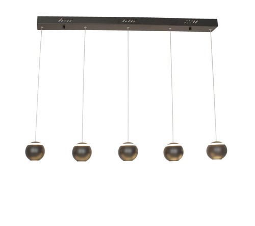5 תלוי שחור על בסיס מלבן LED 5X6W