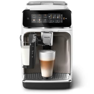 מכונת קפה אוטומטית פיליפס Philips 3300 Series LatteGo EP3343/90 לבן